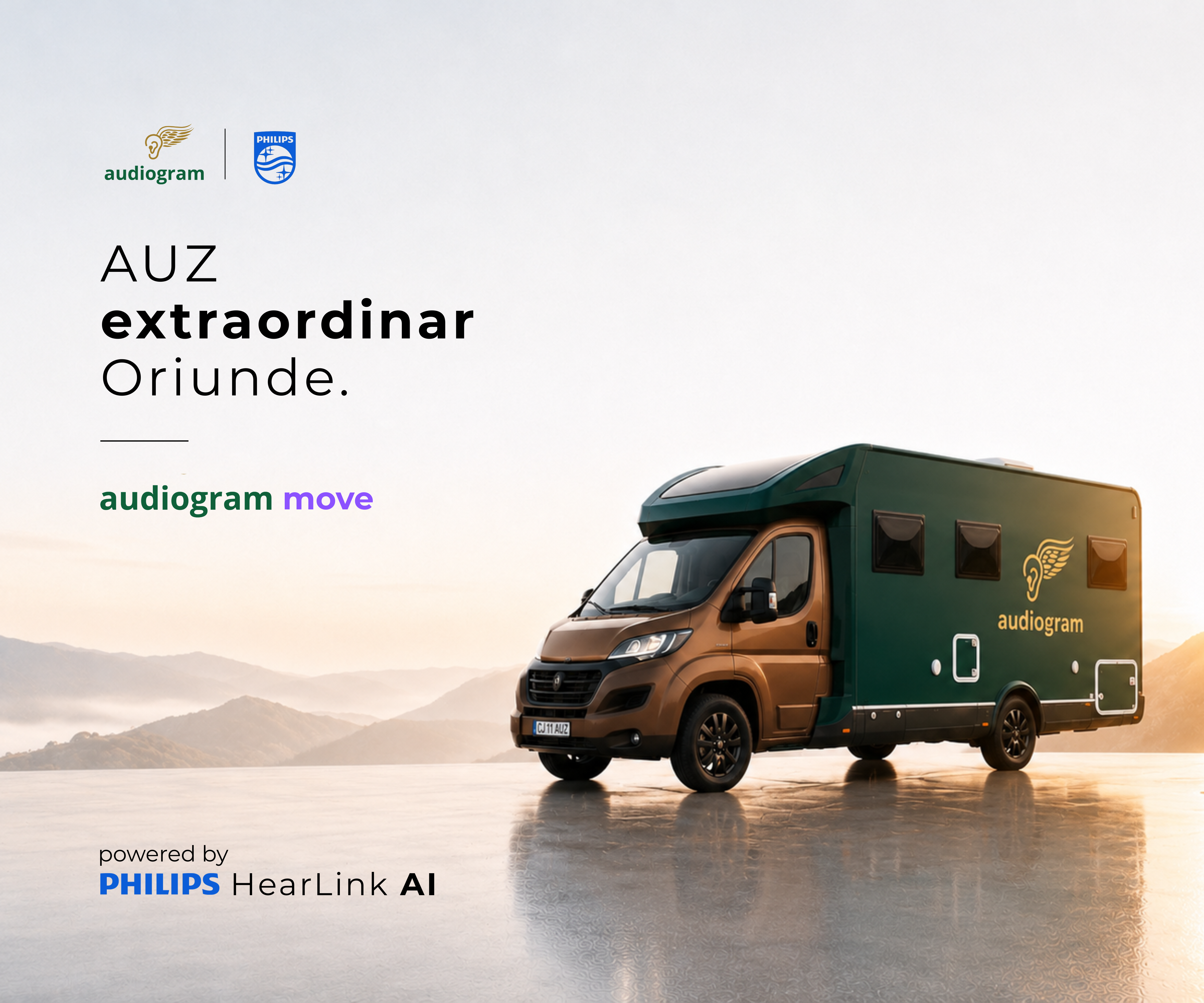 Audiogram Move - clinică mobilă premium